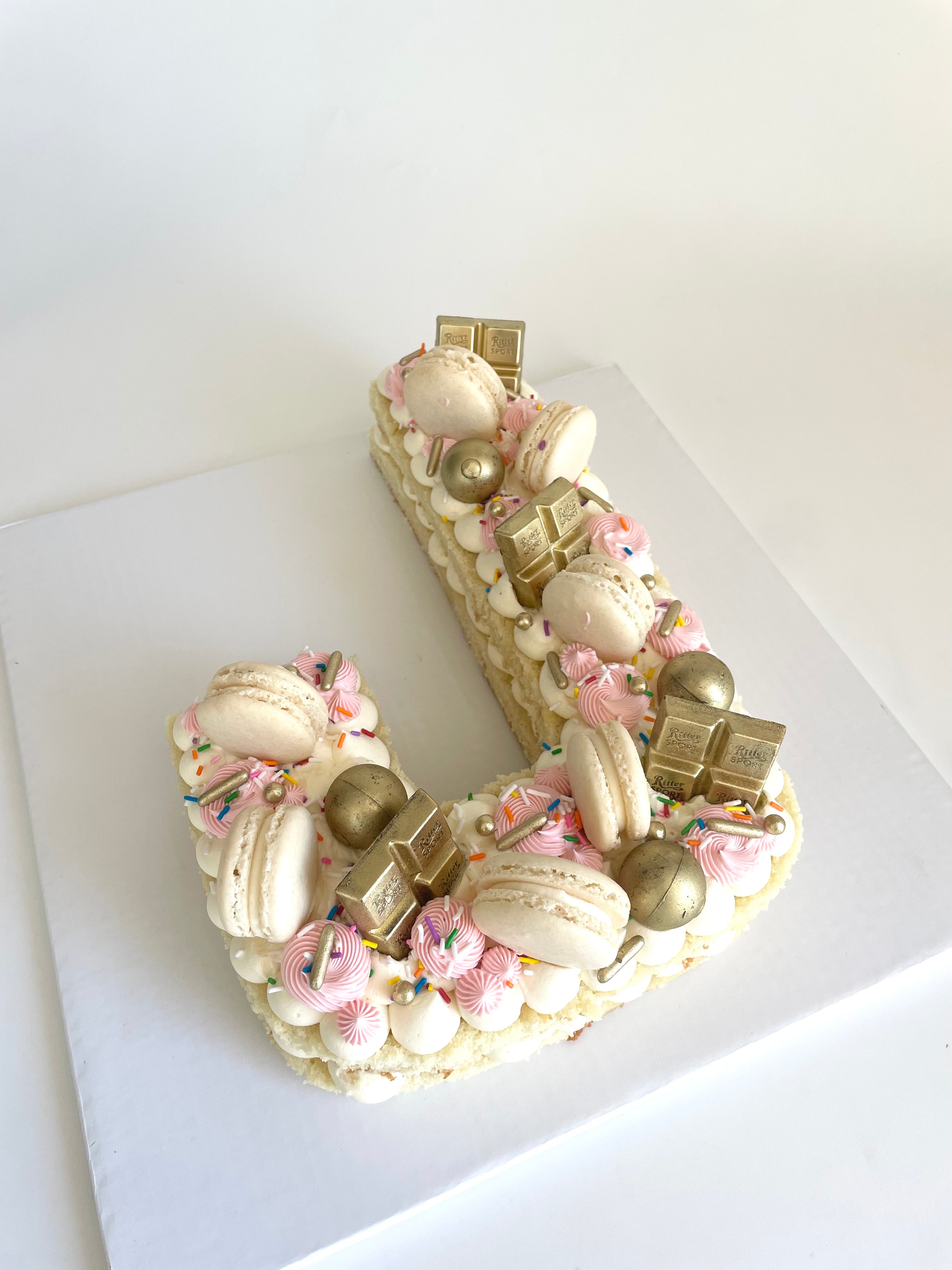 Letter Number Cake  A